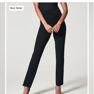SPANX Black Straight Leg Pant